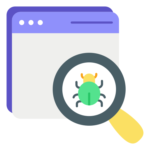 Search bug Generic color fill icon