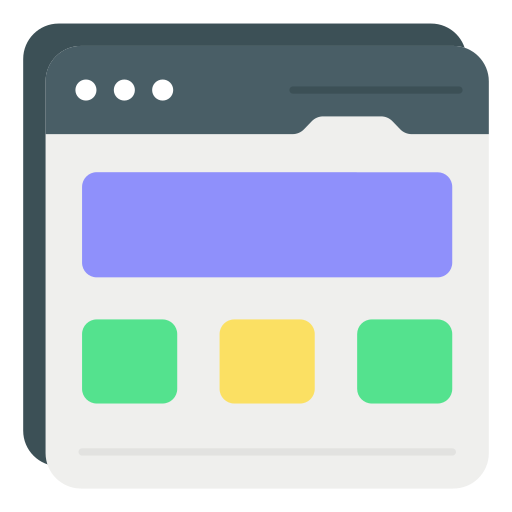Web layout Generic color fill icon