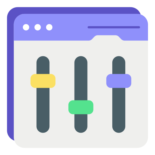web-einstellung Generic color fill icon
