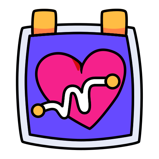 análisis del corazón Generic color hand-drawn icono
