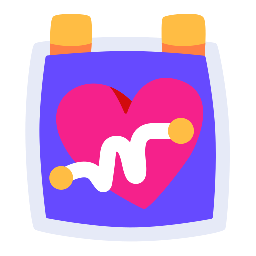 Heart analysis Generic color fill icon