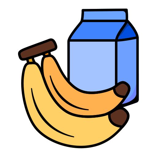 la leche de plátano Generic color hand-drawn icono