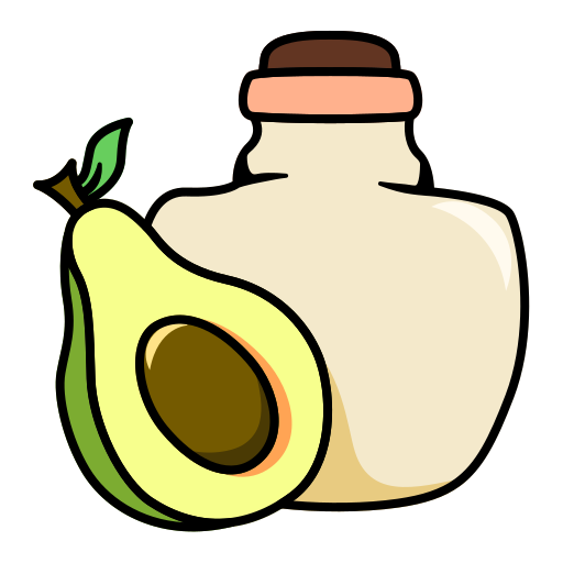 Авокадо Generic color hand-drawn иконка