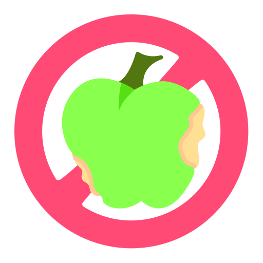 zgniłe jabłko Generic color fill ikona