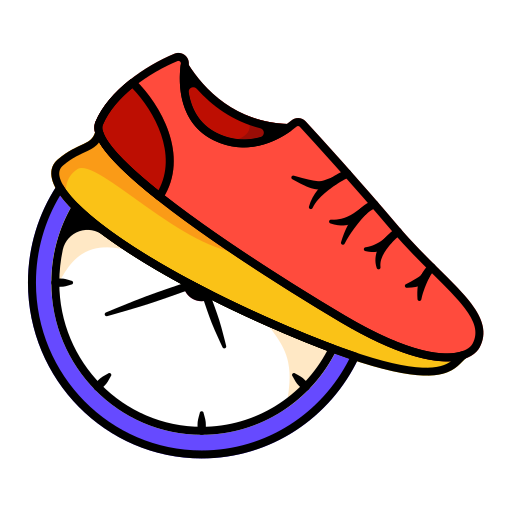 달리기 Generic color hand-drawn icon