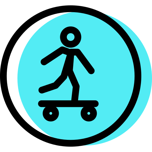 skateboard Generic Color Omission icon