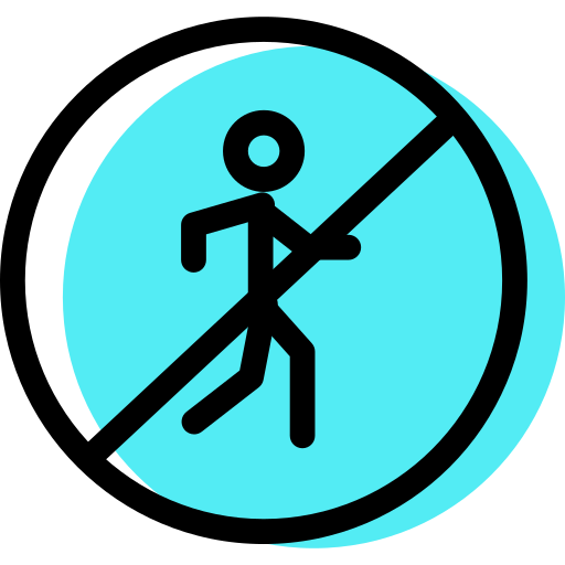 Pedestrian Generic Color Omission icon