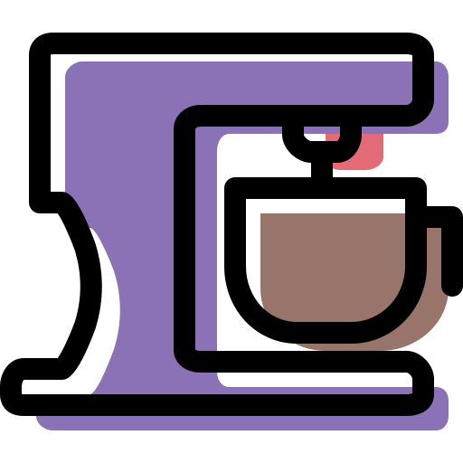コーヒーメーカー Generic Color Omission icon