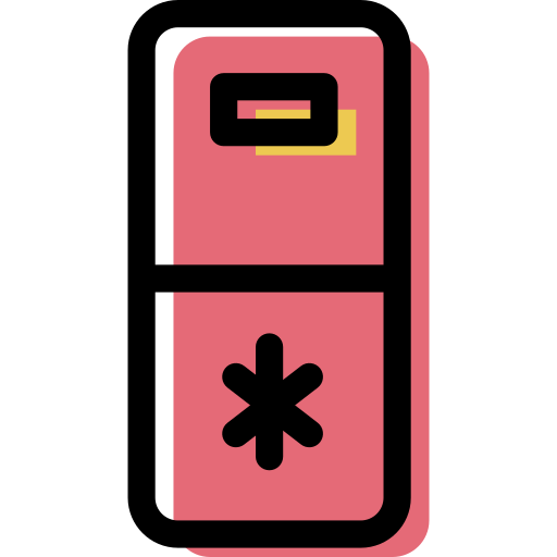 冷蔵庫 Generic Color Omission icon