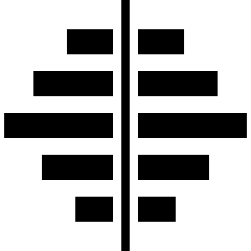 gráfico de gantt srip Fill icono