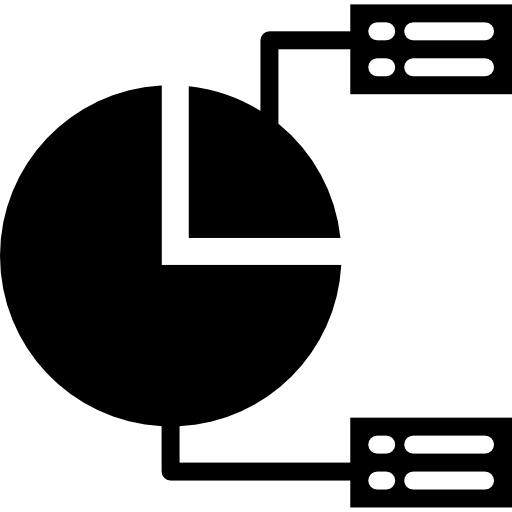 gráfico circular srip Fill icono