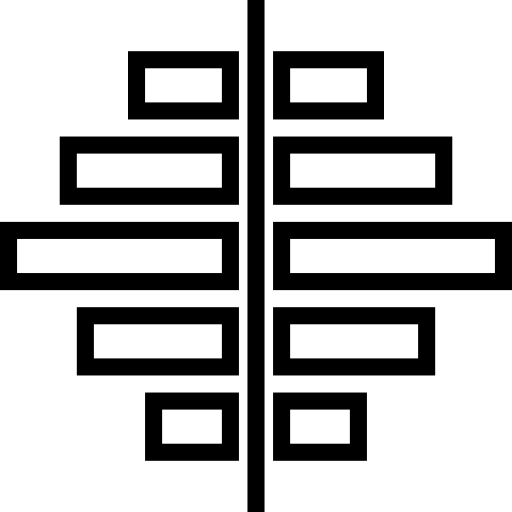 gantt-diagram srip Lineal icoon