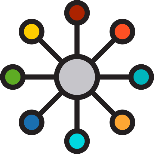 diagramma srip Lineal Color icona