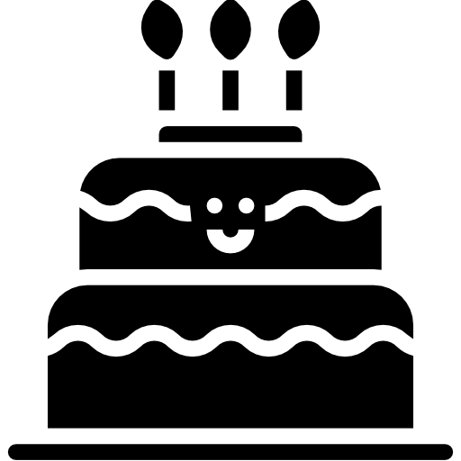 geburtstagskuchen Aphicon Solid icon