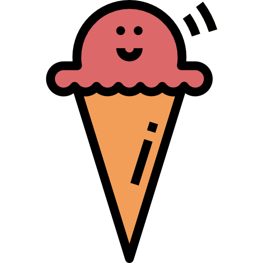 アイスクリーム Aphicon Filled Outline icon