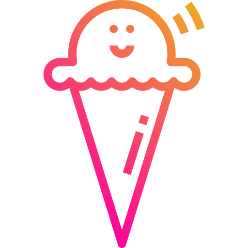 Ice cream Aphicon Gradient icon