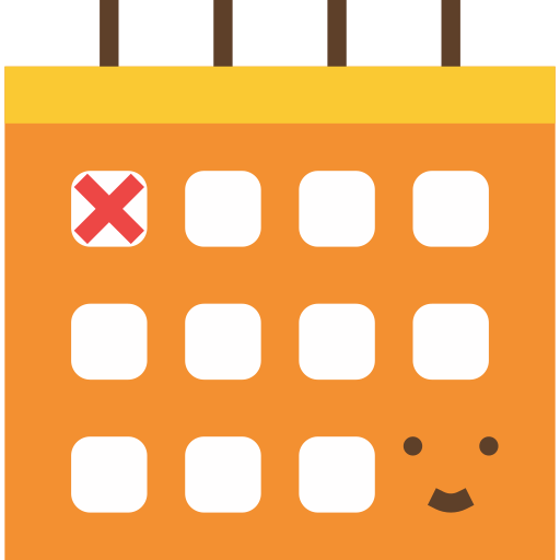 カレンダー Aphicon Flat icon