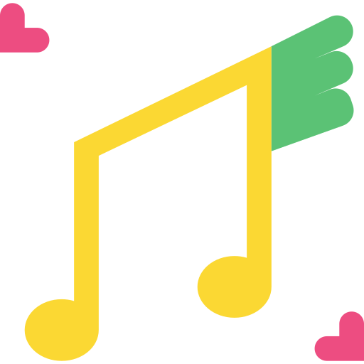 Musical note Aphicon Flat icon