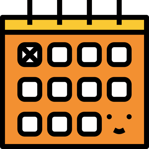 kalender Aphicon Filled Outline icon
