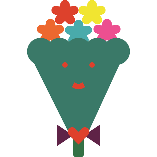 Bouquet Aphicon Flat icon