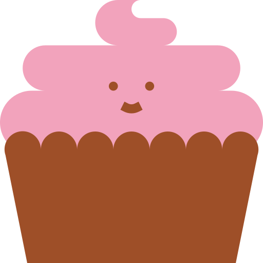 Cup cake Aphicon Flat icon
