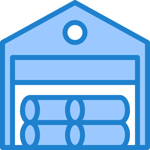 倉庫 srip Blue icon