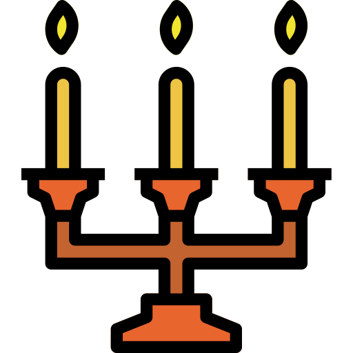 Świecznik Aphicon Filled Outline ikona