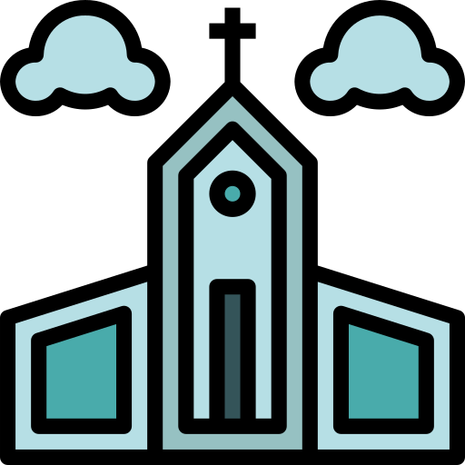 iglesia Aphicon Filled Outline icono
