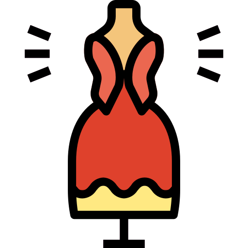 suknia ślubna Aphicon Filled Outline ikona