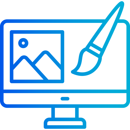 projektowanie stron Generic gradient outline ikona