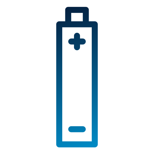 batteria Generic gradient outline icona