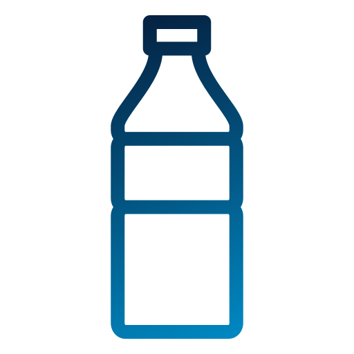 Пластиковая бутылка Generic gradient outline иконка