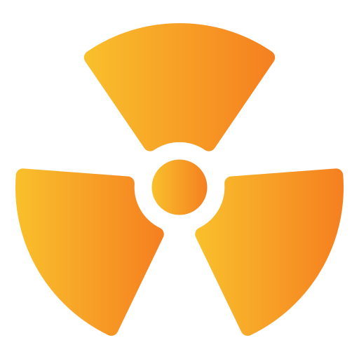 radioactivo Generic gradient fill icono