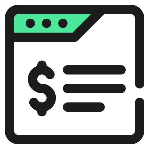 finanzielles web Generic color lineal-color icon