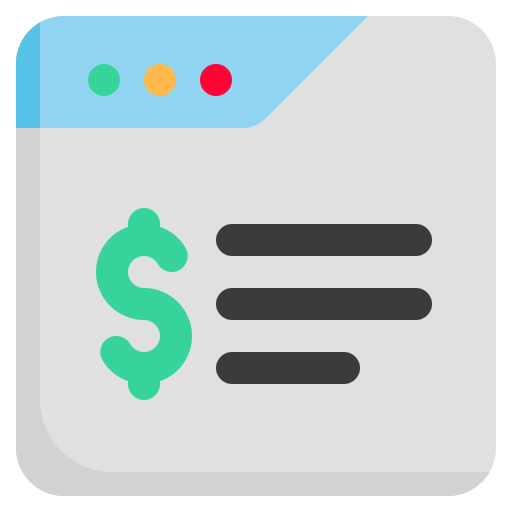financieel web Generic color fill icoon