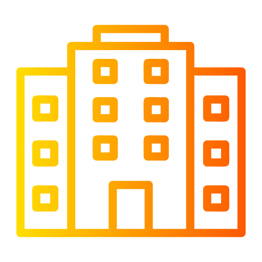 hotels Generic gradient outline icon