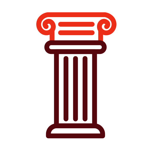 ギリシャの柱 Generic color outline icon