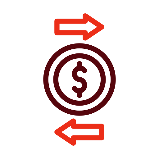transferencia de dinero Generic color outline icono