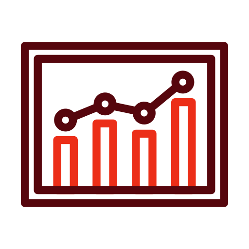 grafico a barre Generic color outline icona