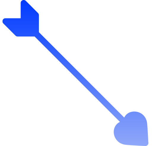 flecha Generic gradient fill icono