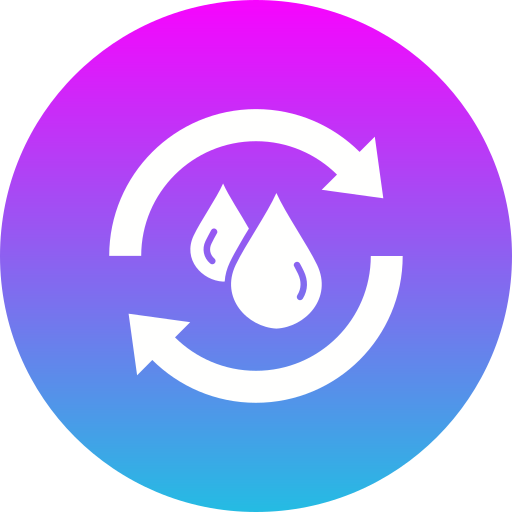 水の再利用 Generic gradient fill icon