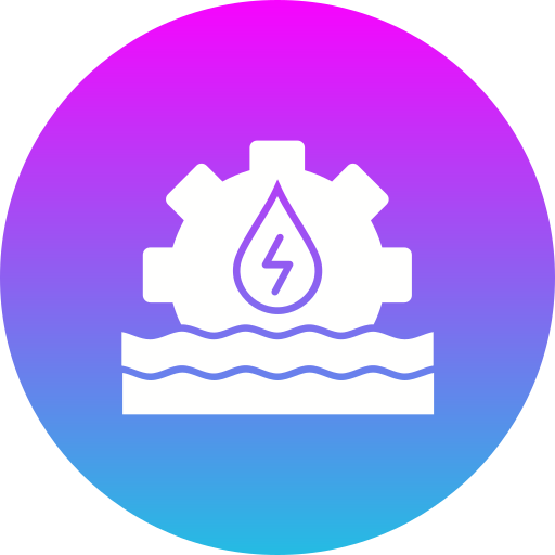 水力発電 Generic gradient fill icon