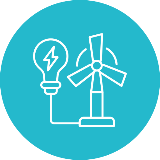Wind power Generic gradient fill icon