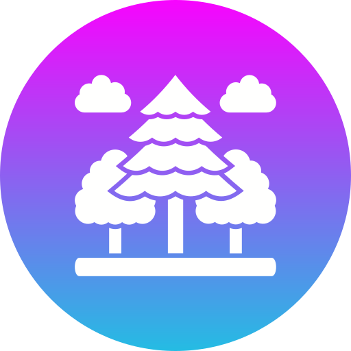 Forest Generic gradient fill icon