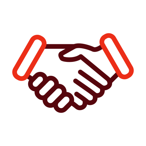 Partnership handshake Generic color outline icon