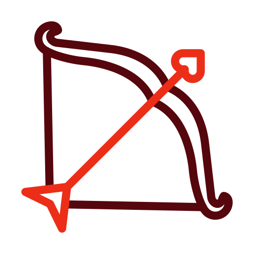 arco e flecha Generic color outline Ícone