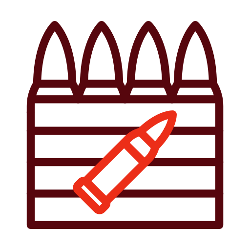 Ammunition Generic color outline icon