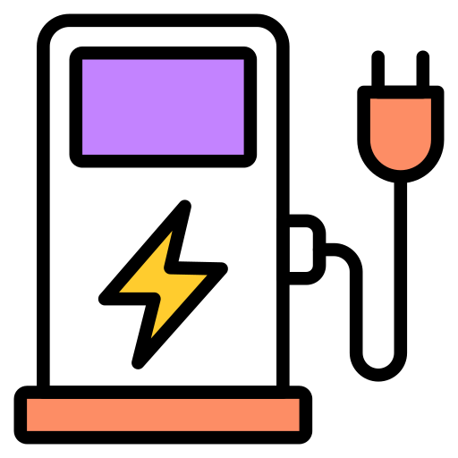 oplaadpunt Generic color lineal-color icoon