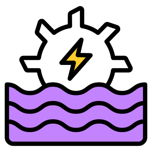 물 에너지 Generic color lineal-color icon