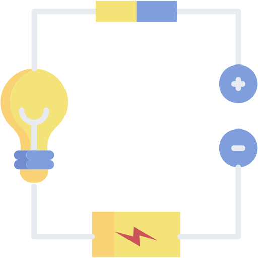 Electric circuit Generic color fill icon